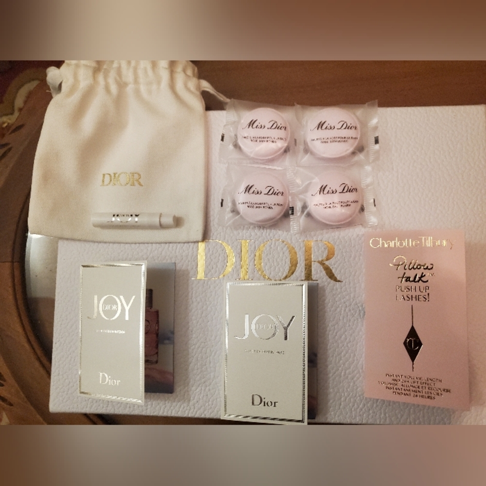 Dior Bath Bombs 4 Piece Set/Joy Sample/Mascara/ Bundle/Lot Authentic